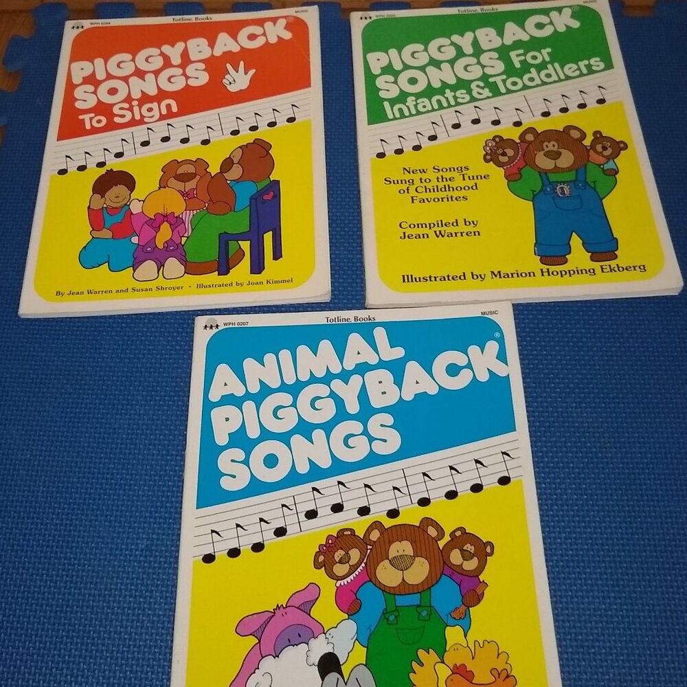 Piggyback Songs for Infants and Toddlers, to Sign, Animals by Jean Warren